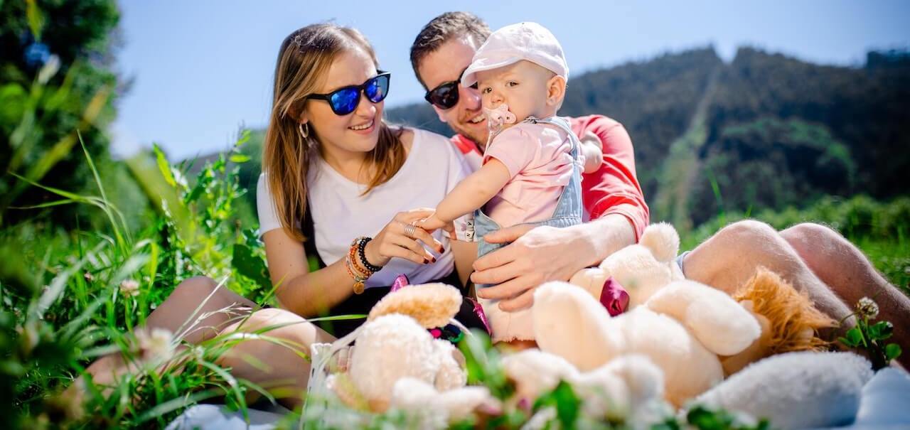 Familienpicknick als Symbol für Sympany Grenzgänger